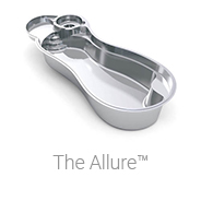 The Allure fiberglass pool contact form image