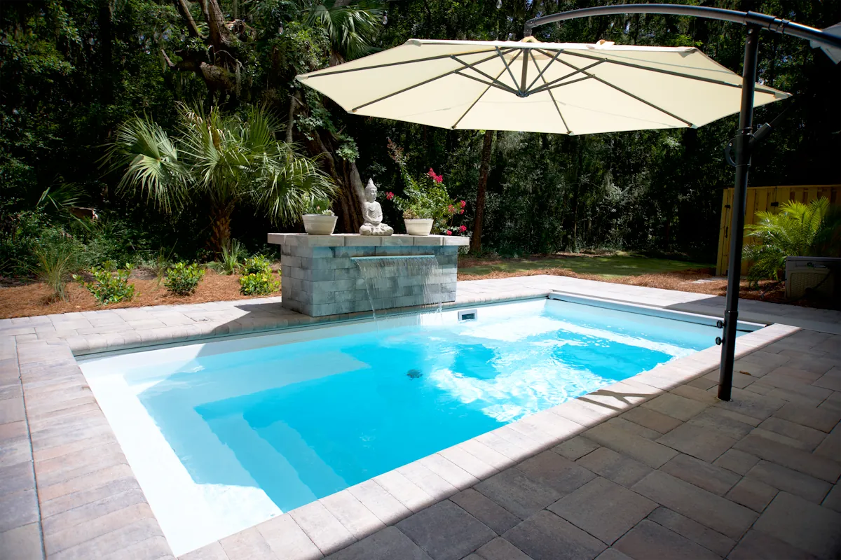 The Palladium Plunge pool installation by The Pool Company